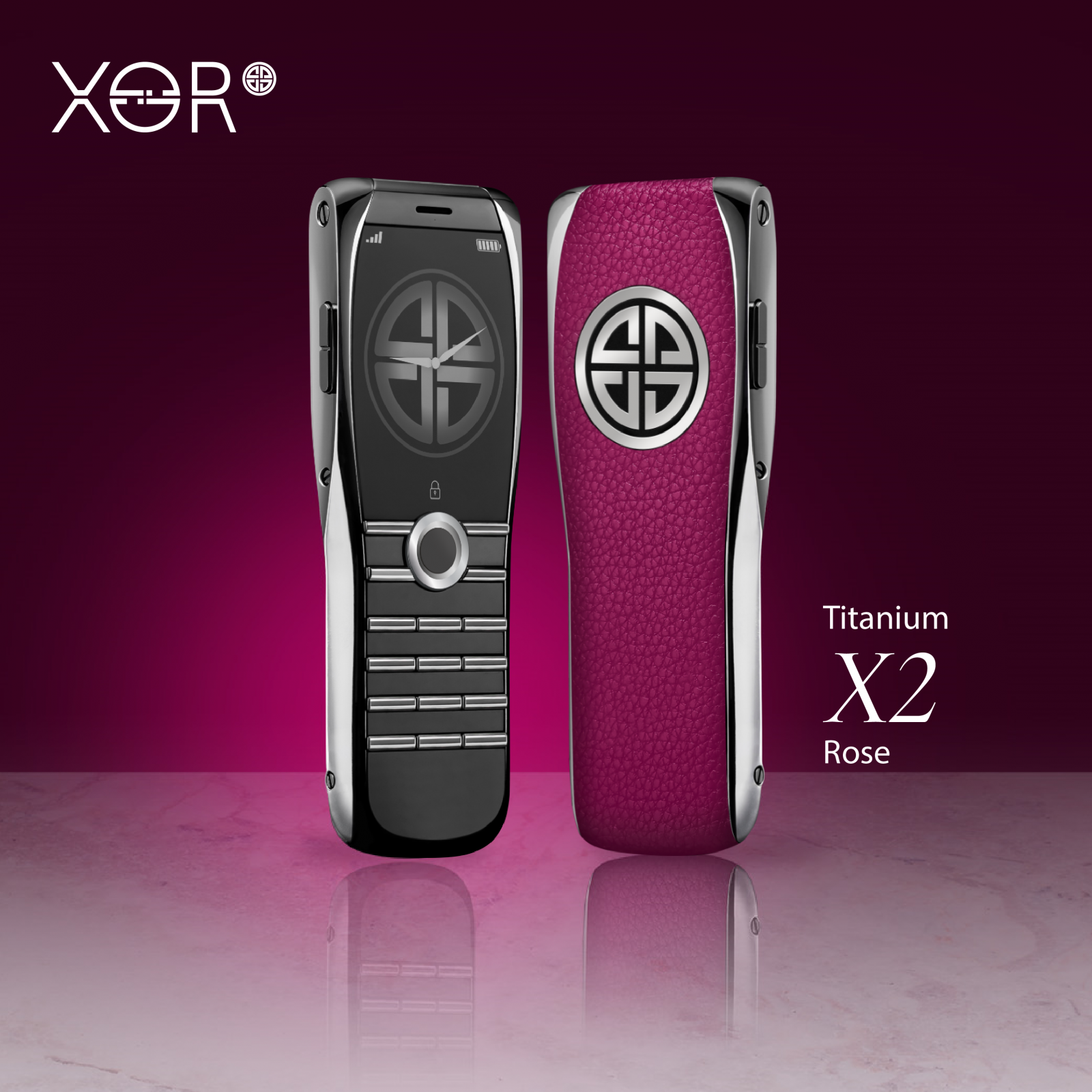 ĐIỆN THOẠI XOR TITANIUM X2 ROSE - ĐÓA HỒNG ĐẲNG CẤP CHO QUÝ CÔ SÀNH ĐIỆU