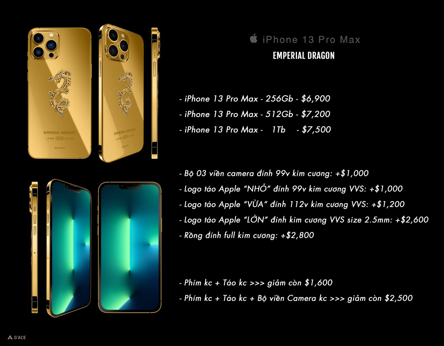 Sản phẩm iPhone 13 Pro Max Mạ Vàng sẽ khiến bạn ngạc nhiên về thiết kế đẳng cấp và sự sang trọng. Hình ảnh liên quan đến từ khóa này chắc chắn sẽ thu hút sự chú ý của bạn!