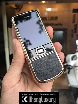 Nokia 8800 vàng hồng da đen phím đá