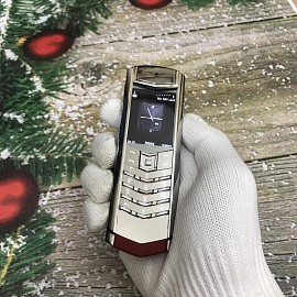 Vertu signature s red calf vỏ new 2018