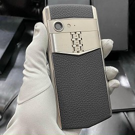 Vertu Aster P Thép Da Đen