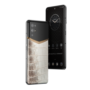 VERTU 5G HIMALAYA ALLIGATOR GOLD & DIAMONDS