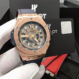 Đồng hồ Hublot Bigbang Unico Gmt King Gold 45 mm