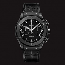 Hublot Classic Fusion Chronograph Black Magic 42 mm dây da cá sấu