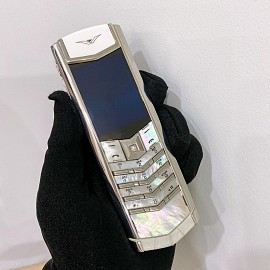 Vertu Signature S Pure White Xà Cừ