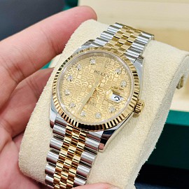 Rolex Datejust 126233 Demi Chanh Mặt Vi Tính Vàng 36mm - 2020