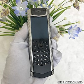 Vertu S Clous de Paris trắng
