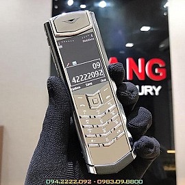 Vertu signature s pure silver vỏ new 2019