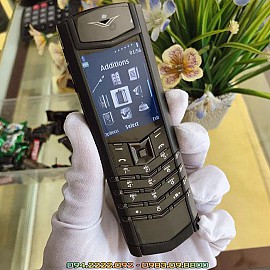Vertu signature S pure black chính hãng