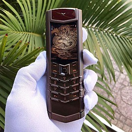 Vertu signature s pure brown vỏ new 2020