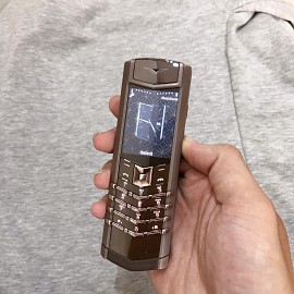 Vertu signature s pure brown chính hãng
