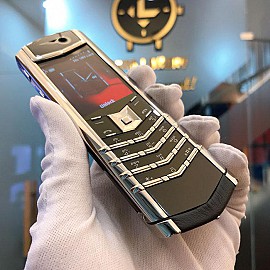 Vertu signature s black ceramic mix steel