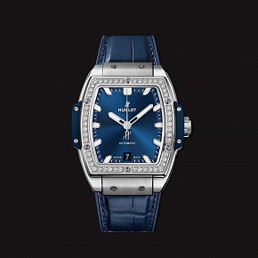 Hublot Spirit Of Big Bang Titanium Navy Diamonds Automatic 39mm