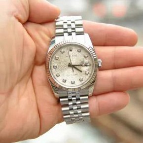 Rolex Datejust 36mm 116234 Mặt Vi Tính Trắng Cọc Kim Cương ( Only Watch )