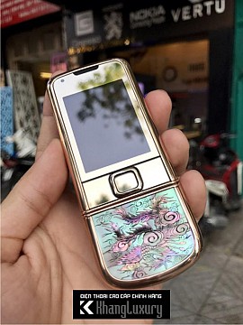 Nokia 8800 vàng hồng khảm ốc quý long phụng