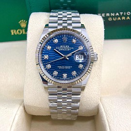 Rolex Datejust 126234 Mặt Xếp Gạch Xanh Navy 36mm - 2023