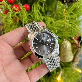 Rolex Datejust 126300 Thép Mặt Xám 41mm - 2021