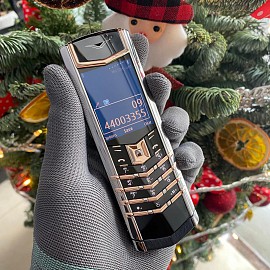 Vertu Signature S Steel Demi Rose Gold Ceramic