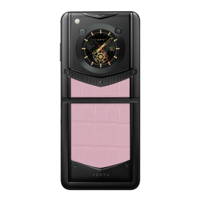 Vertu Iron Flip Pink Alligator