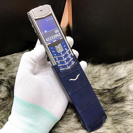 Vertu Signature S Navy Alligator (Lướt Full Box)