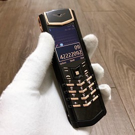 Vertu Signature S Demi Black Rose Ceramic