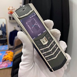 Vertu Signature S Black Alligator Stainles Steel