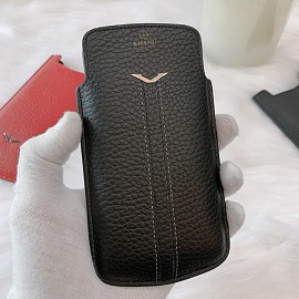 Bao Da Vertu Aster P Đen Điêu Khắc Chỉ