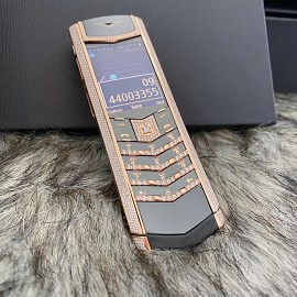 Vertu Signature S Rose Gold Full Diamonds