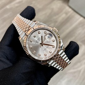 Rolex Datejust 41mm 126331 Demi Rose Gold Mặt Xám