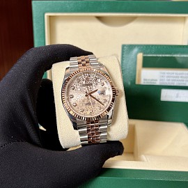 Rolex Datejust 116231 Demi Rose Mặt Vi Tính Hồng 36mm - 2016