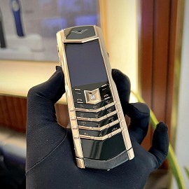 Vertu Signature S Vàng Khối Vỏ Gốm Ceramic Diamond