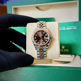 Rolex Lady Datejust 279271 Demi Rose Mặt Chocolate 28mm - 2018