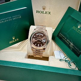 Rolex DayDate 228235 Mặt Chocolate - 2022