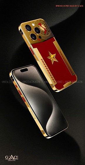 IPHONE 16 PRO MẠ VÀNG QUỐC KHÁNH VN LIMITED EDITION 79 C