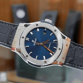 Hublot Classic Fusion Navy Da Cá Sấu
