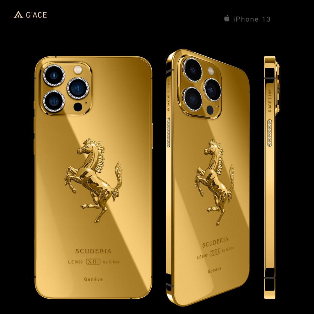 iPhone 13 Pro Max Mạ Vàng Scuderia