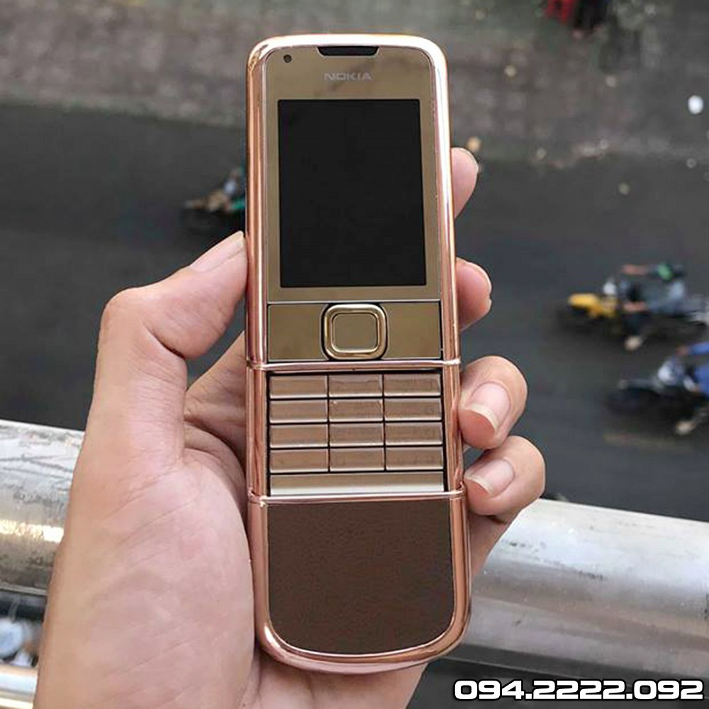 Nokia 8800 vàng hồng da nâu