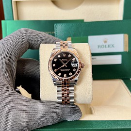 Rolex Datejust 178271 Demi Rose Mặt Đen 31mm - 2018