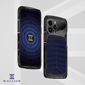 H.ELLIUS iArmor A5 Pure Black DLC dành cho iPhone 15 Pro Max