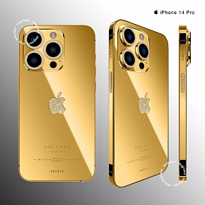 iPhone 14 Pro Solaris Diamonds Mạ Vàng