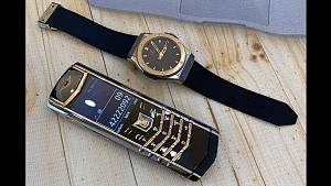 VIDEO: Bộ đôi siêu phẩm đẳng cấp: Vertu signature s demi rose gold vs đồng hồ Hublot classic fusion King Gold