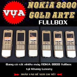 Bão Nokia 8800 gold arte fullbox tràn về nhiều tại KhangLuxury