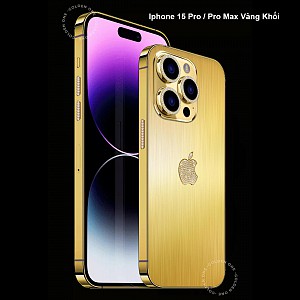Vẻ đẹp dự kiến của iphone 15 Pro, Pro Max Vàng Khối